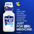 thumbnail image 6 of Vicks NyQuil Kids Cold + Cough Syrup, Childrens Cold Medicine, No Artificial Dyes, Grape, 6 Fl oz, 6 of 13