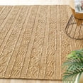 thumbnail image 4 of Handmade Ramsha Natural Color Perfect for Bedroom,Living Room Decor Woven Rug - WR 033, 4 of 5