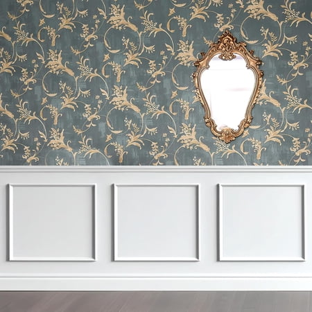 3 Set Accent Wall Molding Kit Premade Wainscoting Panels Wall Molding Peel and Stick Panel White Pre Cut Trim for Walls Picture Frame Molding for Home Decoration(20 x 20 Inch)