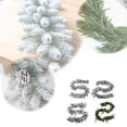 thumbnail image 4 of Festive Christmas Garland Tabletop Decoration Full PE Rattan Greenery for Holiday Party Centerpiece, 4 of 4