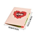 thumbnail image 4 of LSLJS Valentine's Day Card Paper Carving Paper Greeting Card Blessing Card, Love Letter, 4 of 5