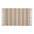 thumbnail image 1 of Design Imports CAMZ12636 Tapis Tissé à la Main 2 x 3 Pieds, Rayure Ticking Pierre, 1 of 3