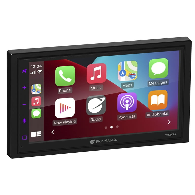 Planet Audio P9900CPA 6.75 Touchscreen Double Din Car Stereo with CarPlay Android Auto and USB