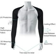 thumbnail image 2 of 4 Pairs Cooling Shawl Arm Sleeves Sun Protection with Finger Hole for Golfing, Driving, Riding, Fishing, 2 of 5