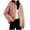 Pink, variant on Women's Polar Fleece Jacket Casual Zip Up Sherpa Fuzzy Hooded Coat Fall Winter Lightweight Outerwear with Pocket