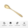 thumbnail image 3 of Spoon, Coffee Stirrers, Stainless Steel Coffee Spoons, Ice Cream Spoon, Cocktail Stirring Spoons, Tea Spoons, Set of 12golden, 3 of 5