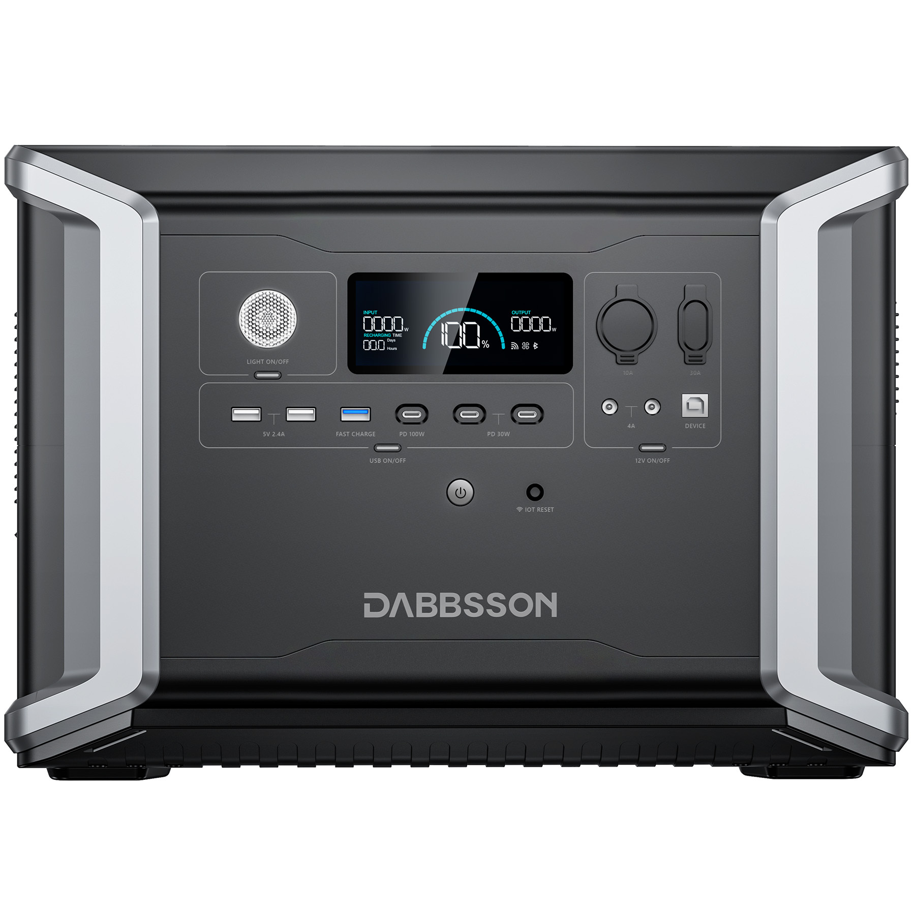 DABBSSON 5330Wh Solar Panels Portable Power Station Kit - DBS2300 Plus Solar Generators with 420W Panels for Outdoor