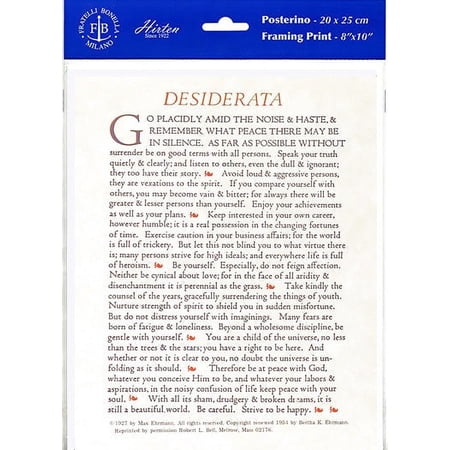 Desiderata Framing Print Wall Art Décor, Medium, Set of 3 prints