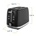thumbnail image 4 of West Bend 2-Slice Toaster, in Black (TTWB2SBK13), 4 of 15