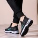 thumbnail image 4 of Zapatillas de running para hombre, deportivas, de senderismo, con punta redonda, con cordones, planas, antideslizantes, cómodas, de color liso, para tenis, 4 of 9