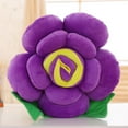 thumbnail image 2 of Almohada con forma de flor de rosa, cojín para sofá del Día de San Valentín, almohada decorativa de felpa para cama, almohadas para el hogar, regalos del día para mamá, 2 of 3