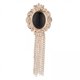 thumbnail image 1 of 6x Broche de Cadena Colgante, Accesorios de Joyería Aleación de Diamantes de Imitación Duraderos Broches de Cadena Elegantes Prendedores Pin de Solapa 6 piezas, 1 of 8