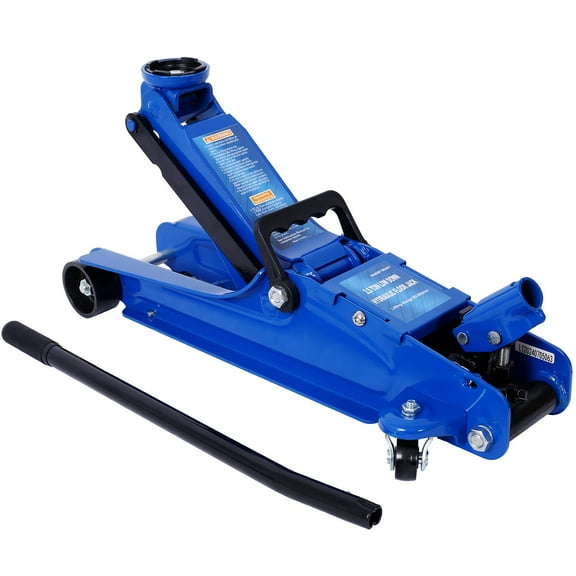 2.5 Ton Low Profile Floor Jack, Hydraulic Floor Jack with Dual Pistons Quick Lift Pump for Sport Utility Vehicle, Lifting Range 3.5"-14.50"