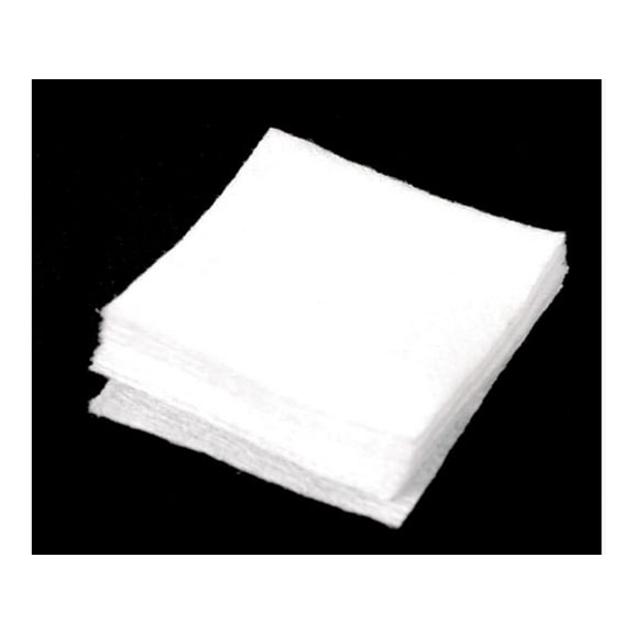 Pro Shot Gun Care Flannel Gun Cleaning 500 Count Patches ( Gauge, 3-Inch SQ.), White