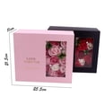 thumbnail image 4 of Jabón de baño perfumado con rosas artificiales, pétalos de flores de rosas para mujeres, adolescentes, niñas, mamá, cumpleaños, aniversario, boda, Día rojo Sunnimix Flores De Rosa De Jabón, 4 of 5