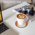 thumbnail image 6 of Burnt Orange Ombre Coasters Set of 4, Absorbent Coasters for Drinks, Modern Grey Gradient Farmhouse Art Coaster for Desk Coffee Table Protection, Home Decor House Warming Gifts 4", 6 of 8