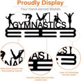thumbnail image 5 of Gymnastics Medals Holder Gymnastics Medal Hanger Display Women's Gymnastic Sports Medals Hanger Rack Metal Holder Ribbon Display, 5 of 7