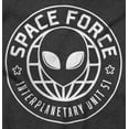 thumbnail image 2 of Alien Space Force Area 51 Believers Zip Up Hoodie Men's Women's Brisco Brands 2X, 2 of 6