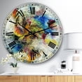 thumbnail image 2 of DesignArt Follow Your Dreams Large Wall Clock, 2 of 2