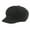 Black, variant on Men Women Solid Color Gatsby Newsboy Hat High Quality Casual Driving Cabbie Hat