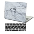 thumbnail image 1 of KSK KAISHEK Hard Protective Shell Case Cover Only for MacBook Pro 14" with XDR Display Type C + Black Keyboard Cover Model: A2779 M2 & A2442 M1 (Marble A 6), 1 of 5