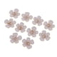 thumbnail image 5 of 10 botones de perla de 5 pétalos con parte trasera plana para broches, joyas para el cabello y pendientes. Blanco, 5 of 9