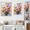 thumbnail image 4 of Designart "Colorful Tulip Array I" Tulips Wall Decor, 4 of 7