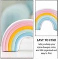 thumbnail image 2 of Rainbow Ceramic Money Bank: Decorative Coin Jar for Savings and Gifts, 2 of 2