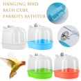 thumbnail image 3 of SharkTRUE Parrot Bath Box Bathtub Bird Bather Bathing Utensils O5E8 O9W9 L4T4 V6K1, 3 of 9