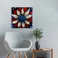 thumbnail image 5 of Fenyluxe Flower Americana Canvas Prints Wall Art Decor Ready To Hang - Home Room Decoration 12x12in, 5 of 6