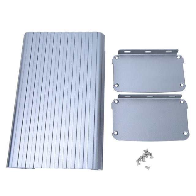 Aluminum Cooling Case Enclosure Electronic DIY Instrument Project Box Case 55 x 95 x 150mm