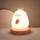 thumbnail image 2 of Lámpara led de silicona con Sensor táctil para niños, luz de noche con bonito animal, cerdo, conejo, regulable, regalo de vacaciones, recargable, 2 of 4