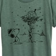 thumbnail image 3 of Peanuts - Snoopy Woodstock Igloo - Women's Short Sleeve Graphic T-Shirt, 3 of 6