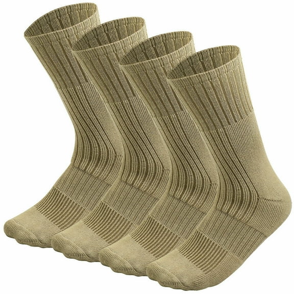 Soft Comfortable 4 Pairs US Army Military Boot Socks Combat Trekking Hiking Out Door Activities