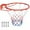 Orange, variant on Costway 18" Basketball Rim Wall Door Mounted Basketball Hoop with All Weather Net Orange