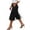 *1-Black, variant on Women's High Waisted Cargo Culottes , Wide Leg Cropped Palazzo Pants For Women , Ladies' Casual Utility Trousers with Pockets,White,S-2XL