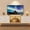 White body + marble pattern, variant on Modern LED TV Stand for 75-85 Inch TVs - Fluted Media Console with 4 Drawers, Glass Doors, 2 Shelves, Faux Marble Top, Golden Legs - Large Storage Entertainment Center for Living Room