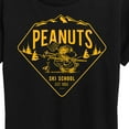 thumbnail image 3 of Peanuts - Ski School - Women's Short Sleeve Graphic T-Shirt, 3 of 6