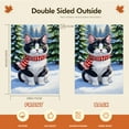 thumbnail image 2 of Snow Durable Garden Flag for Outdoor Cartoon Evergreen Trees Winter Holiday Yard Flags Winter Themed Double Colored Garden Decor for Outdoor for Patio Backyard Home Garden Porch 28x40 Inches, 2 of 6