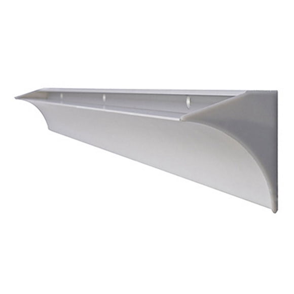 soporte tipo riel para repisa plata 60 cm