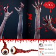 thumbnail image 4 of WRXMIJNHGSA Party Balloon Under $10 Home & Garden Event & Party 1 Pcs Halloween Ripped Out Eyeball Prop Movie Props Hand Made Quality Realistic Ripped Out For Halloween (Blue), 4 of 6