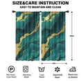 thumbnail image 2 of Blackout Kids Curtains,Teal and Gold Marble Glitter Dots Pattern Childrens Insulated Curtains Set Of 2,Bedroom Essentials,Toddler Room Decor 42"x84", 2 of 5