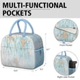 thumbnail image 6 of Lunch Bag Lunch Box for Women Reusable Insulated Lunch Bags,Water-Resistant Seashell Pattern Cooler Lunch Tote Bag, Large Capacity for Work Travel Picnic, 6 of 6