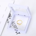 thumbnail image 1 of Anillo de corazón de moissanita a la moda para mujer, anillo de boda clásico Simple, amor eterno, regalo de joyería de pareja de San Valentín 2022, 1 of 4