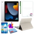 thumbnail image 1 of Paquete Apple iPad 10,2' (2021) 256 GB Wi-Fi Plateado MK2P3LL/A con Funda con Teclado Blanco y Protector de Pantalla, 1 of 9