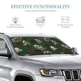thumbnail image 4 of Bingfone Camouflage Skull Car Windshield Sunshade,Sun Foldable Sun Shield Sun Visor for Car - Small, 4 of 9