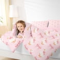 thumbnail image 3 of Erosebridal Cute Bowknot Full Size Comforter Sets,Farm Animal Kawaii Duck Bedding Sets For Girls, Reversible 3 Pieces, 3 of 7
