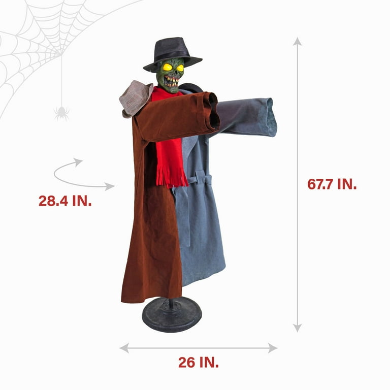 Haunted Hill Farm 5.6 ft Animatronic Coatrack Monster by Tekky