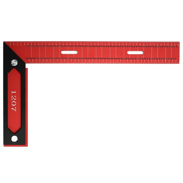 Woodworking Ruler L Type Right Angle Ruler Marking Measuring Scribing L  Square Hole Ruler Right Angle Line Measuring Tool Aluminium Alloy Carpenter