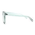 thumbnail image 3 of Nerdy Large Horn Rim Rectangular Blue Light Filtering Computer Eyeglasses Green, 3 of 4